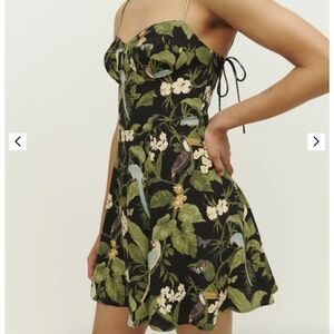 Reformation Saskia Dress (NWT), Size 8, Birds of Paradise